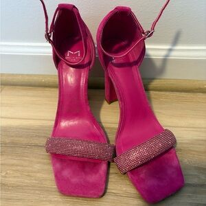 Marc Fisher Fuchsia Suede Women's Heels